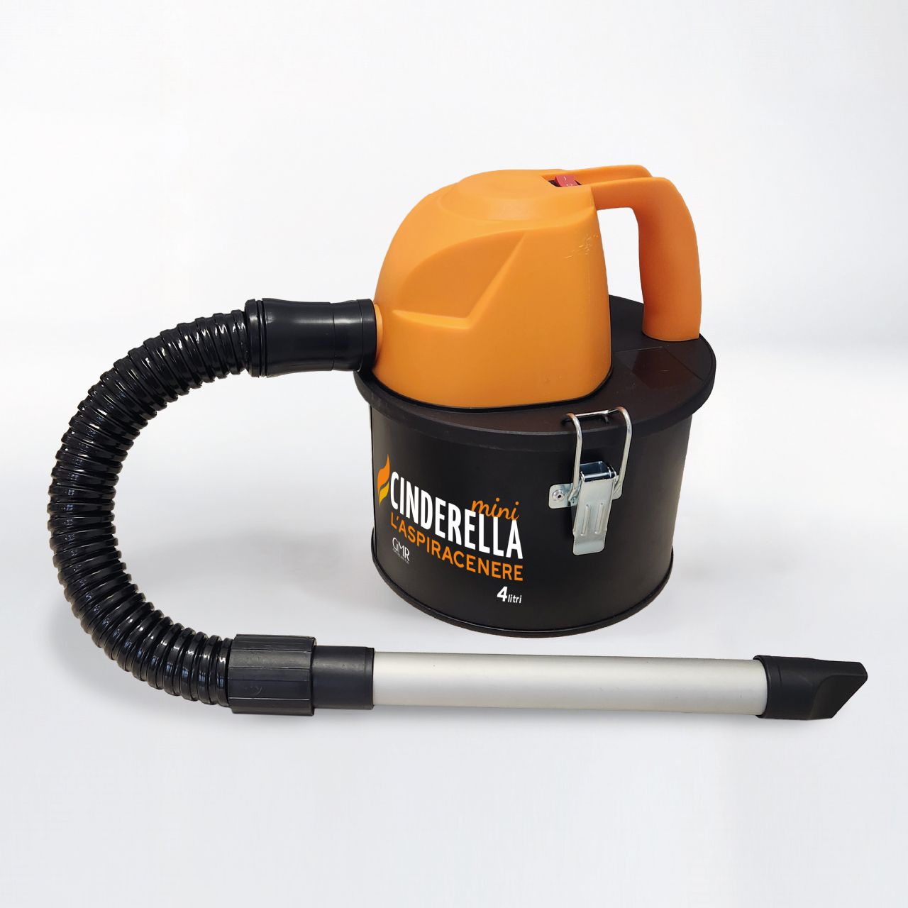 Cinderella Mini aspiracenere Double Power 2 in 1 da 600 W, con funzione aspira e soffia, filtro HEPA e filtro di panno.