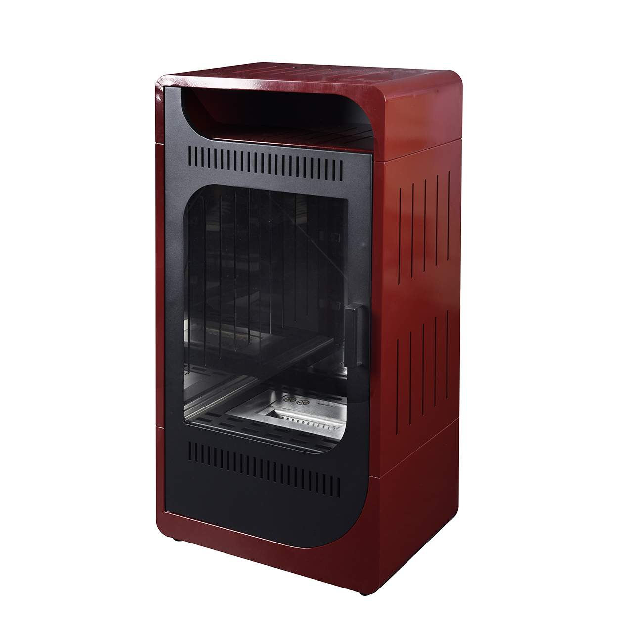 Fiammetta - Stufa statica. Stufa Fiammetta a bioetanolo, bruciatore certificato da 2 litri posto su carrello estraibile per facilitarne il riempimento. Nuovo design. Versione statica scalda per 3 KW/H stanze fino a 30/35 mq.