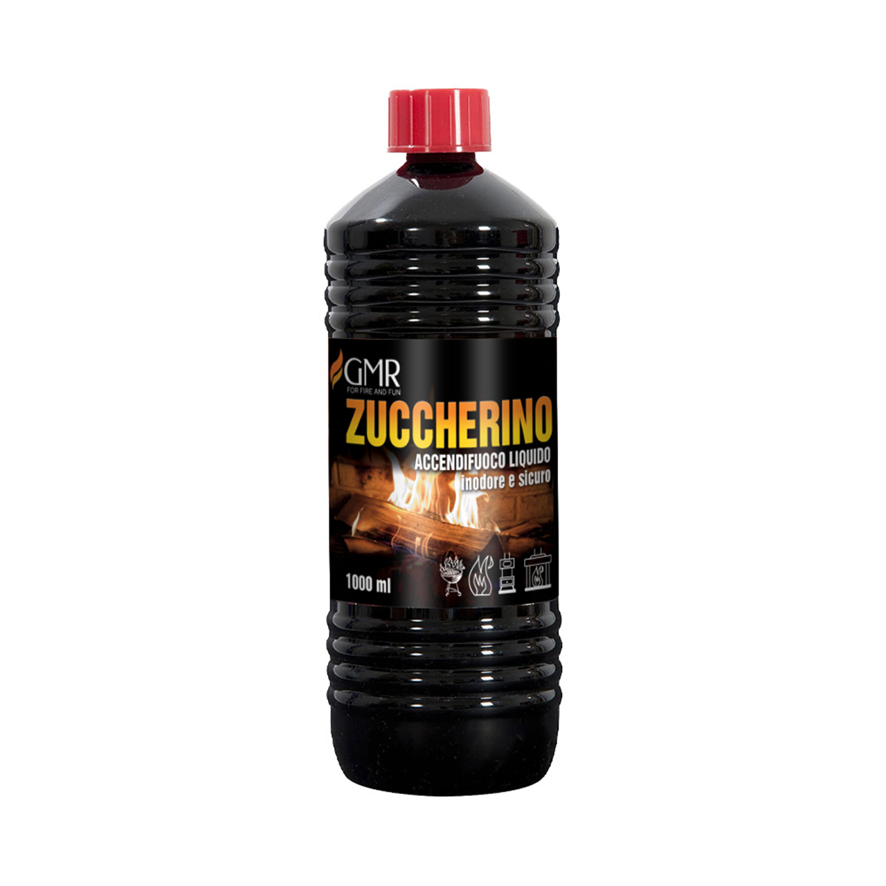 ZUCCHERINO LIQUIDO ACCENDI FUOCO 1 LT Liquido accendifuoco , non ha il ritorno di fiamma. Con un punto di infiammabilità del prodotto posizionato a 150° circa. Garantisce un’accensione facile e inodore di legna e carbonella rispettando la sicurezza dell’utilizzatore.